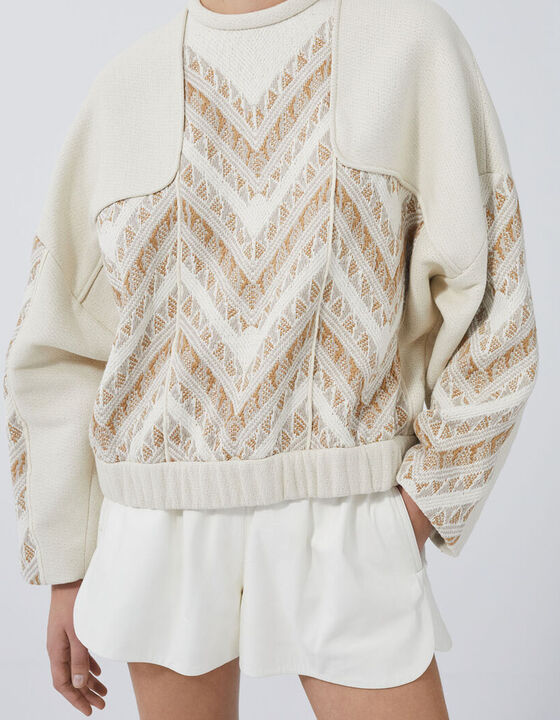 ALISSE PATTERNED SWEATER